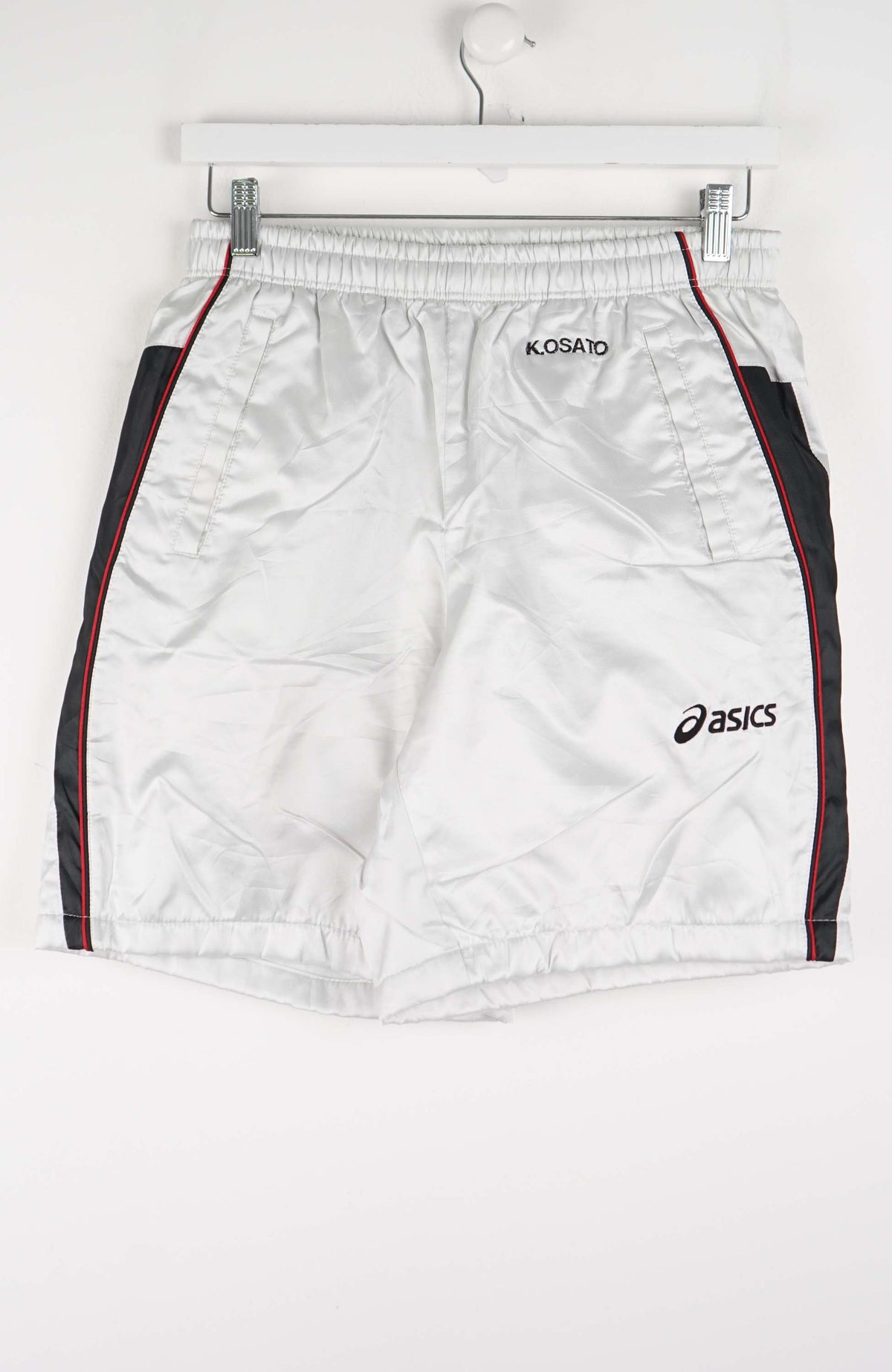 VINTAGE ASICS TRACK PANT SHORTS (S)