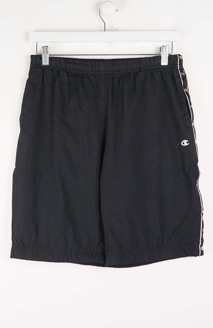 VINTAGE CHAMPION TRACK PANT SHORTS (S)