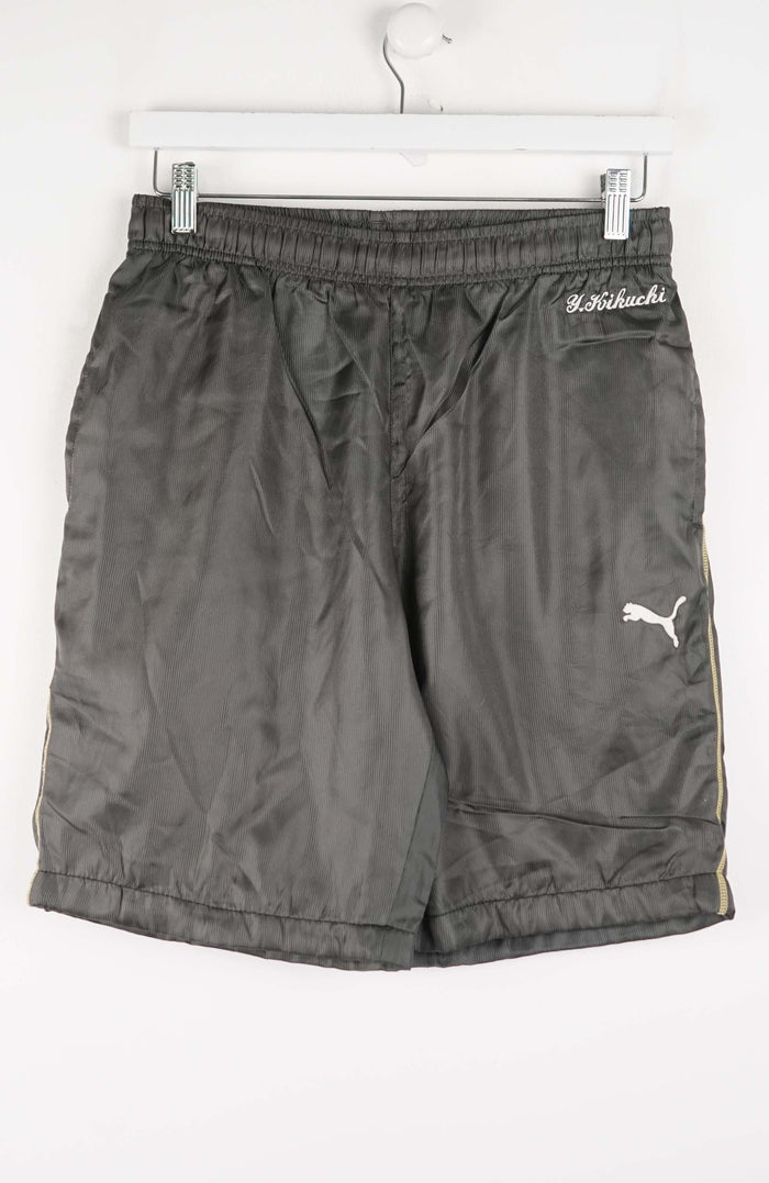 VINTAGE PUMA TRACK PANT SHORTS (M)