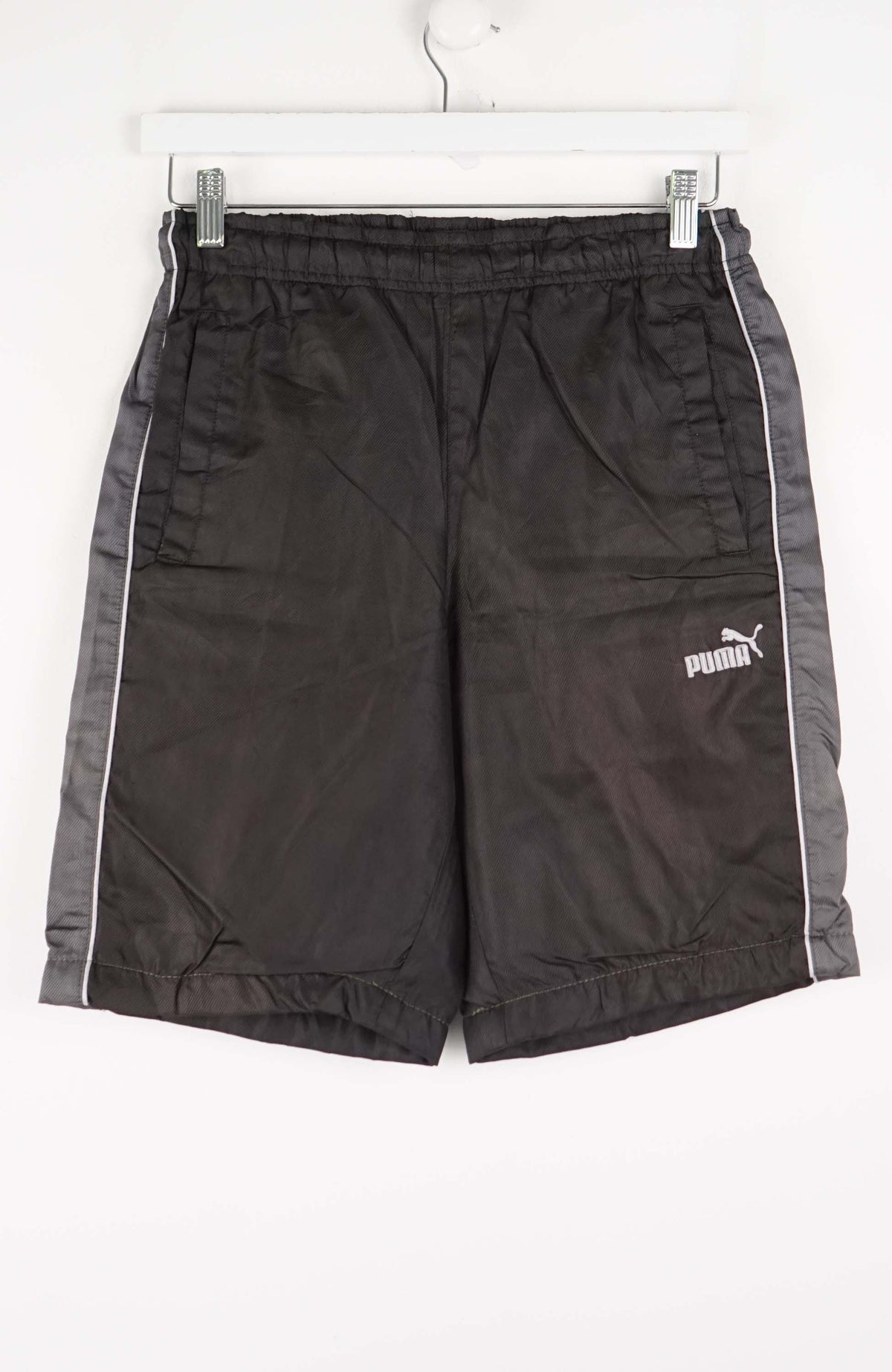 VINTAGE PUMA TRACK PANT SHORTS (S)