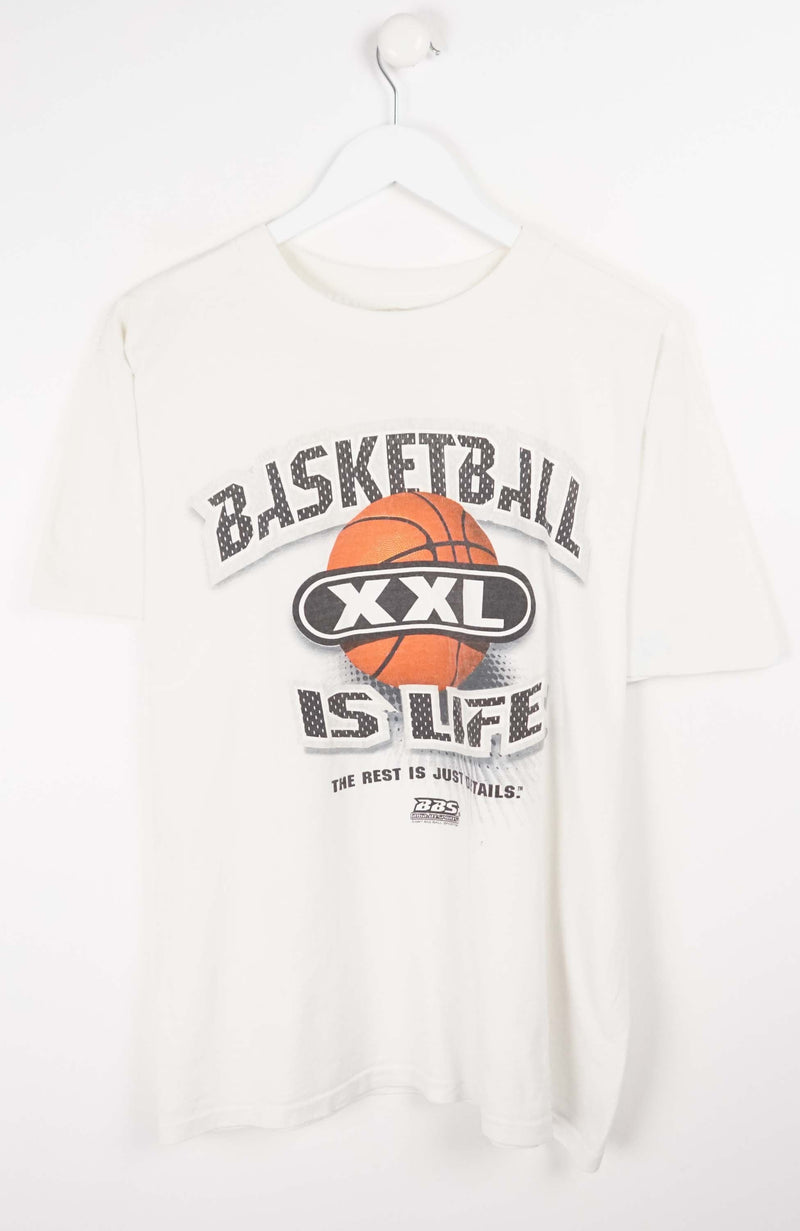 VINTAGE BASKETBALL IS LIFE T-SHIRT (L)
