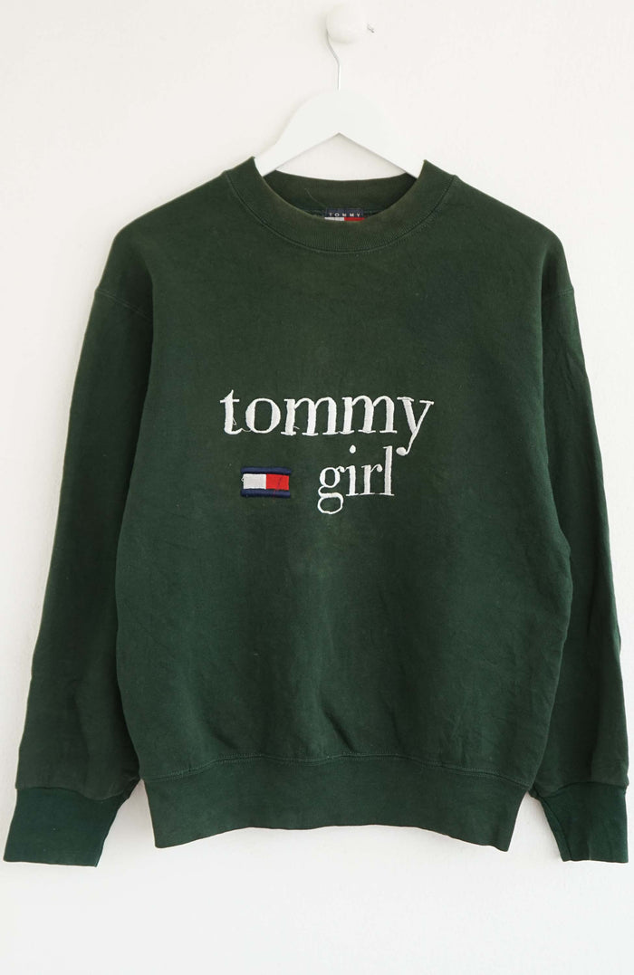 VINTAGE TOMMY HILFIGER SWEATER (M) 90'S BOOTLEG