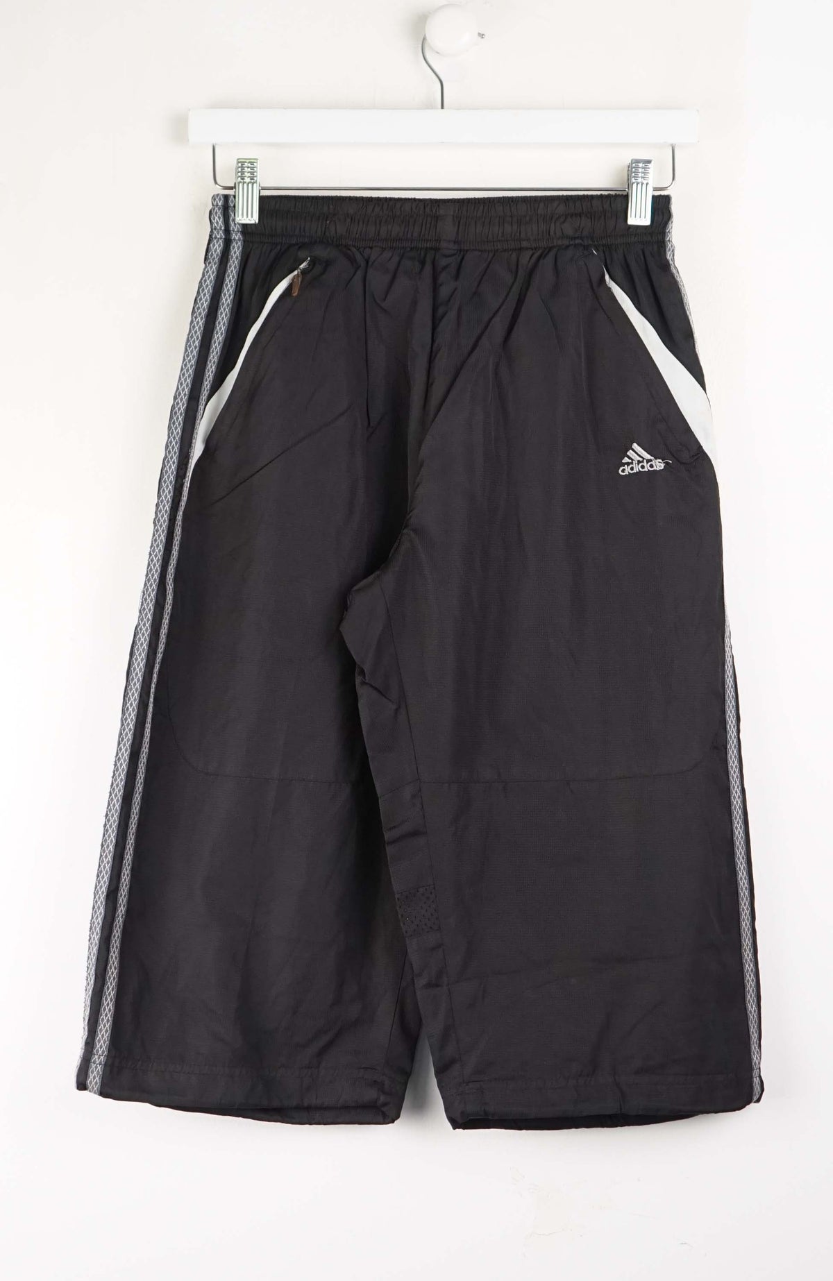 VINTAGE ADIDAS TRACK PANT SHORTS (XS)