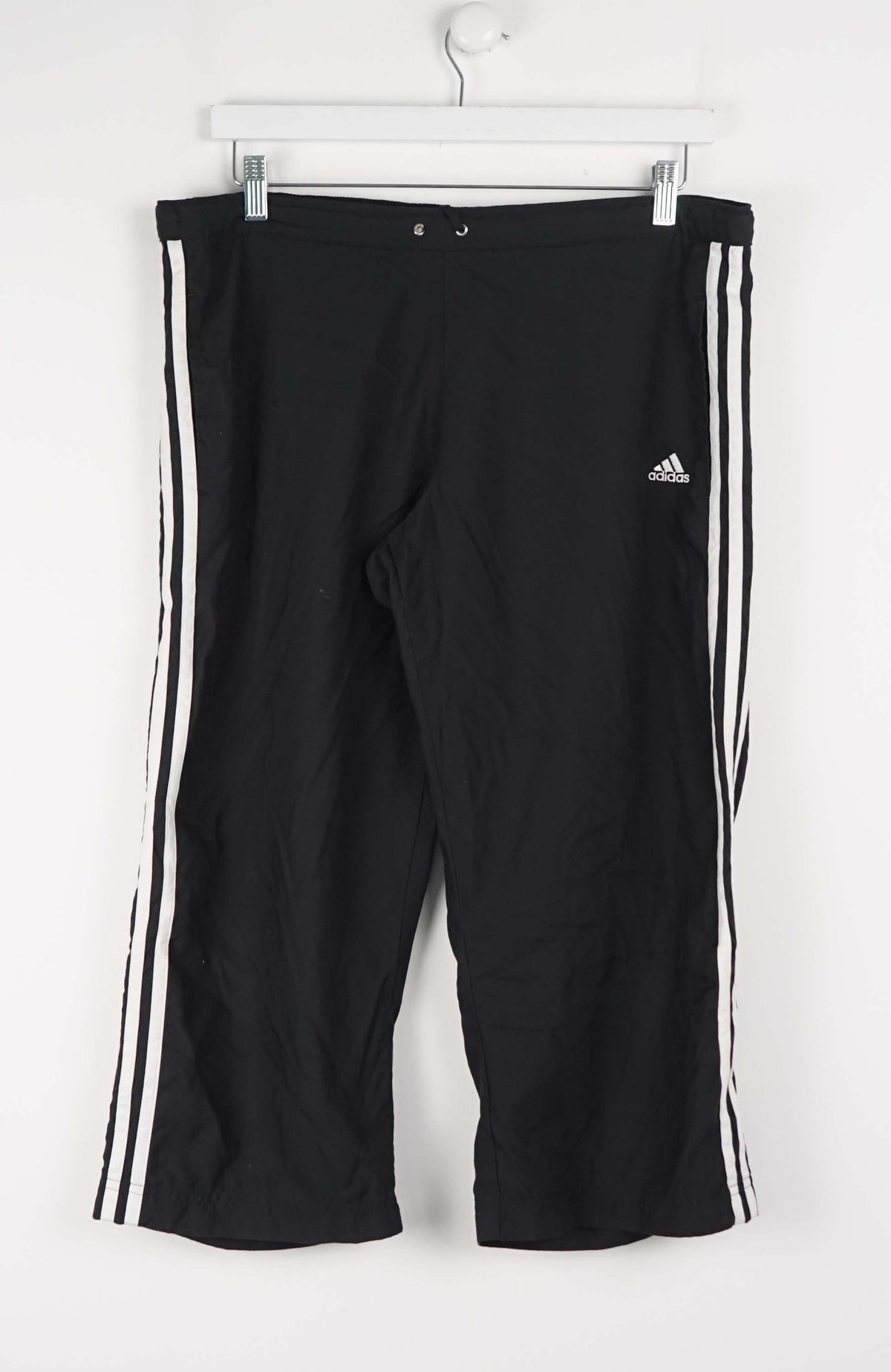 VINTAGE ADIDAS TRACK PANT SHORTS (XL)