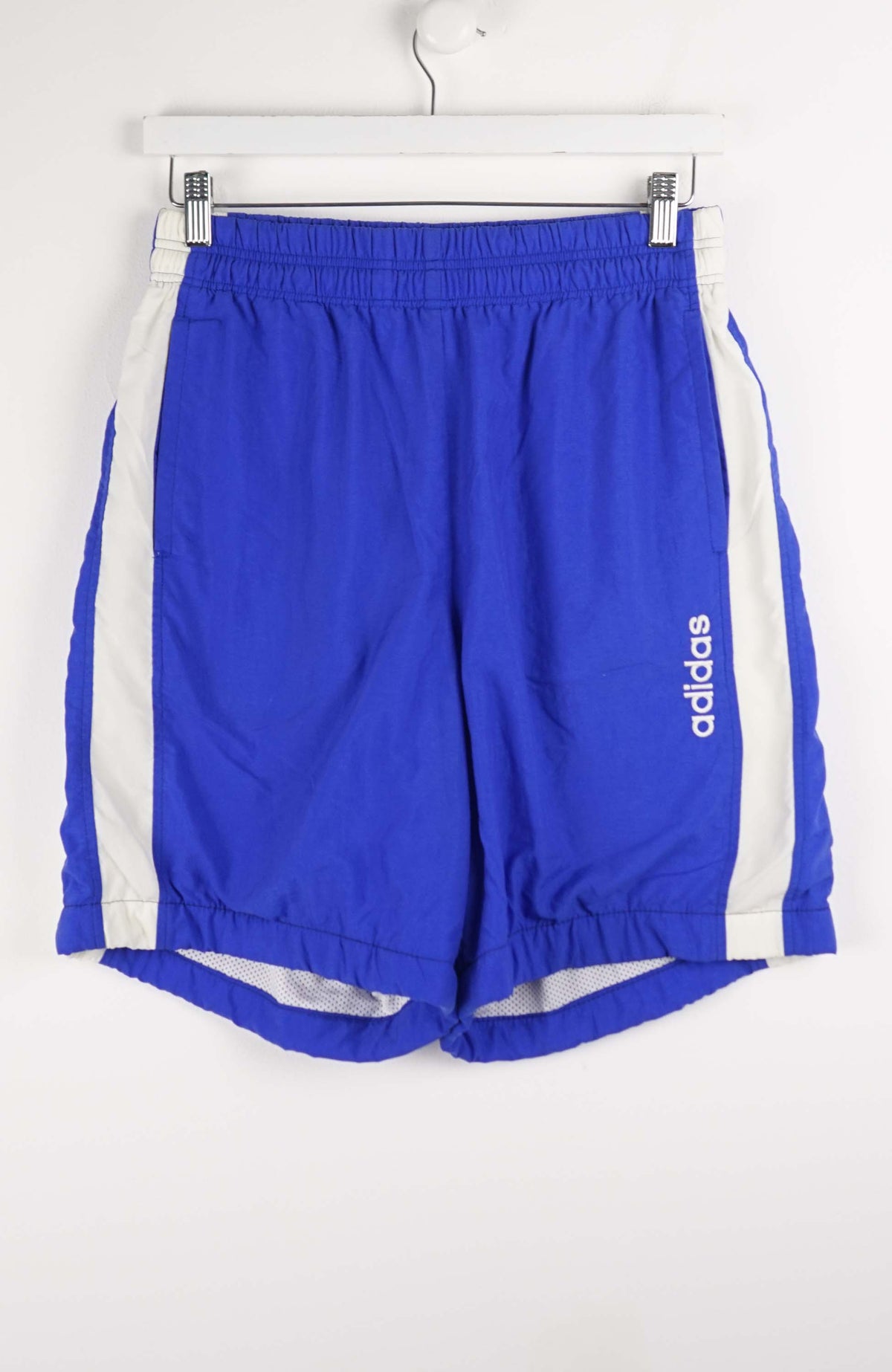 VINTAGE ADIDAS TRACK PANT SHORTS (S)