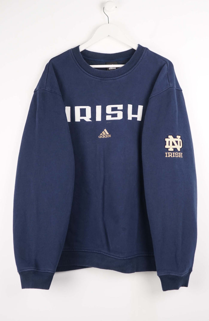 VINTAGE ADIDAS NOTRE DAME SWEATER (XL)