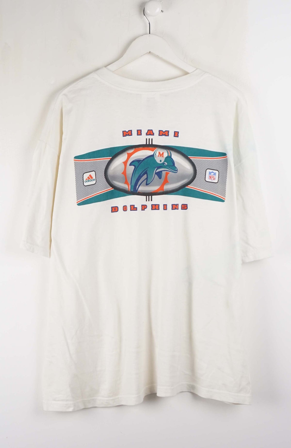 VINTAGE ADIDAS MIAMI DOLPHINS T-SHIRT (XL)