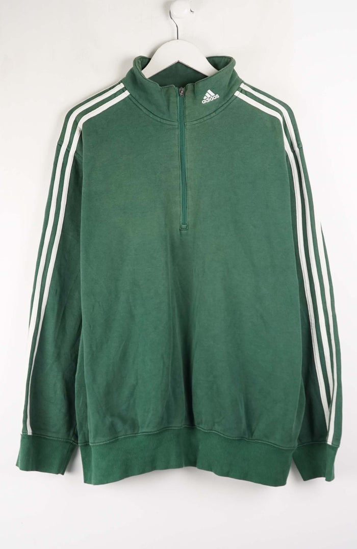 VINTAGE ADIDAS 1/4 ZIP SWEATER (XL)