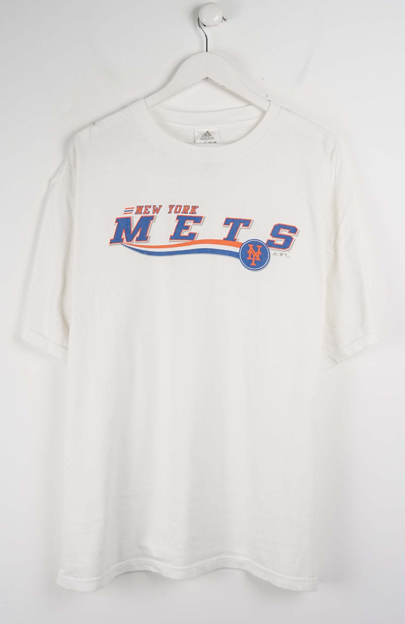 VINTAGE ADIDAS NEW YORK METS T-SHIRT (XXL)