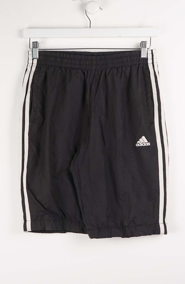 VINTAGE ADIDAS TRACK PANT SHORTS (S)