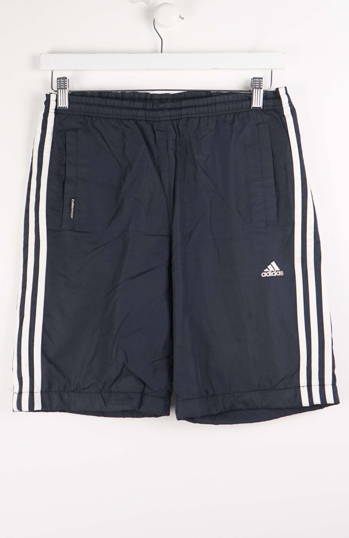 VINTAGE ADIDAS TRACK PANT SHORTS (XS)