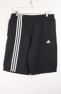 VINTAGE ADIDAS TRACK PANT SHORTS (L)