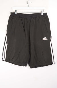 VINTAGE ADIDAS TRACK PANT SHORTS (L)