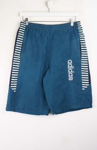 VINTAGE ADIDAS TRACK PANT SHORTS (M)