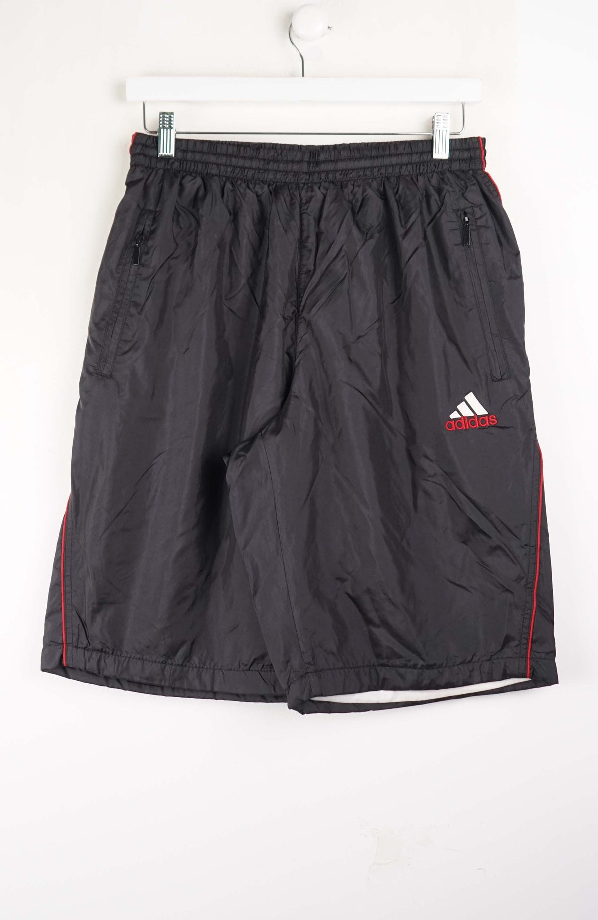 VINTAGE ADIDAS TRACK PANT SHORTS (M)