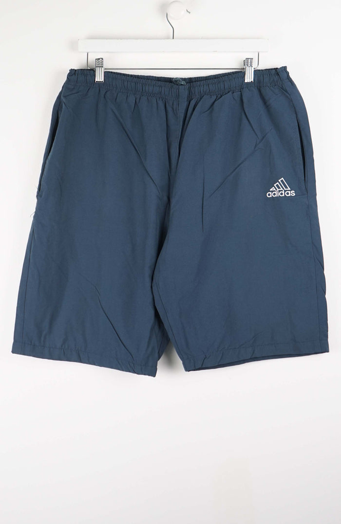 VINTAGE ADIDAS TRACK PANT SHORTS (M)