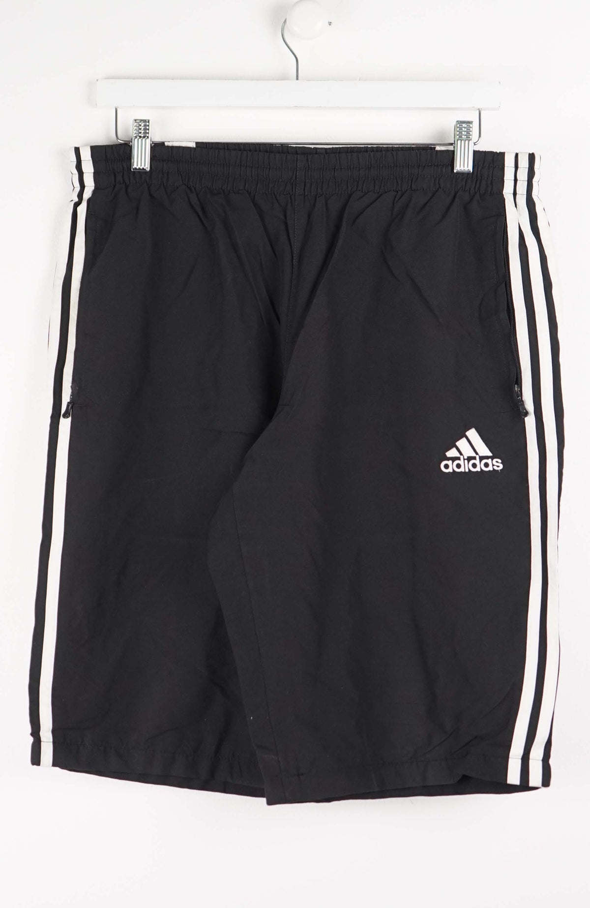 VINTAGE ADIDAS TRACK PANT SHORTS (M)