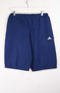 VINTAGE ADIDAS TRACK PANT SHORTS (S)