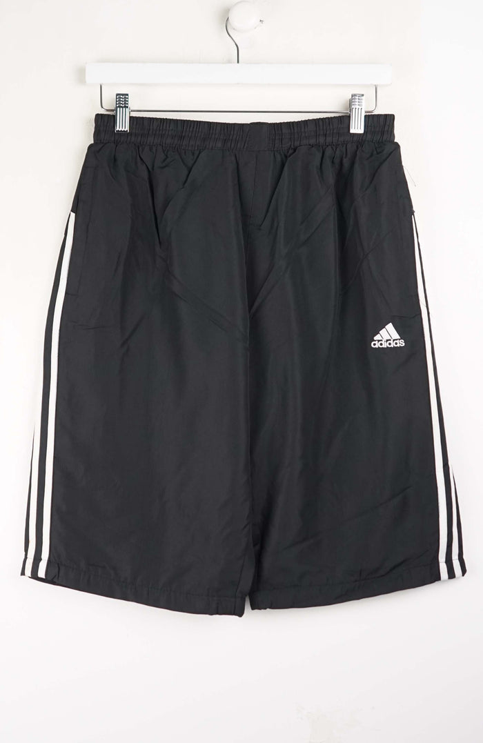 VINTAGE ADIDAS TRACK PANT SHORTS (S)