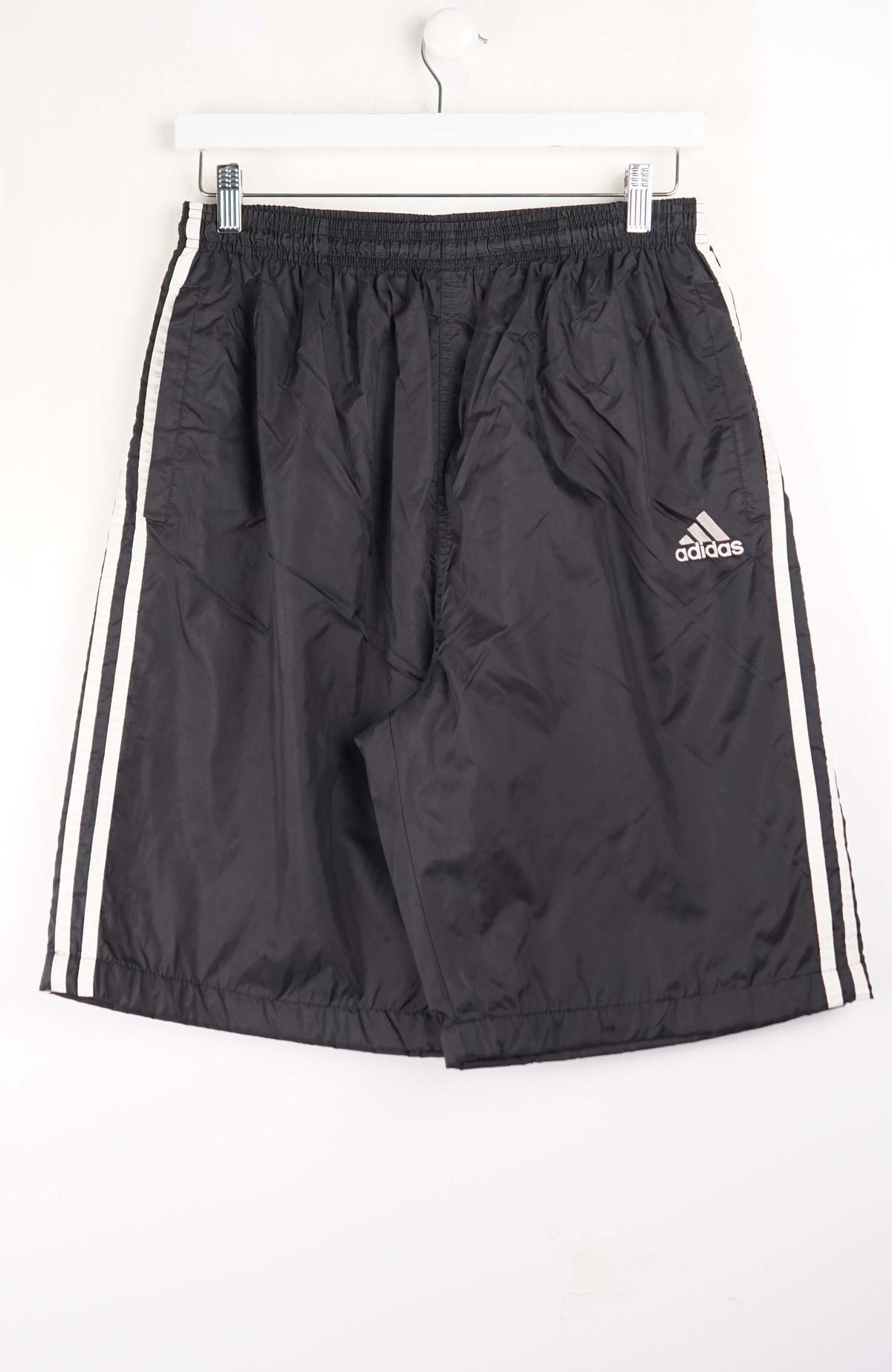 VINTAGE ADIDAS TRACK PANT SHORTS (S)