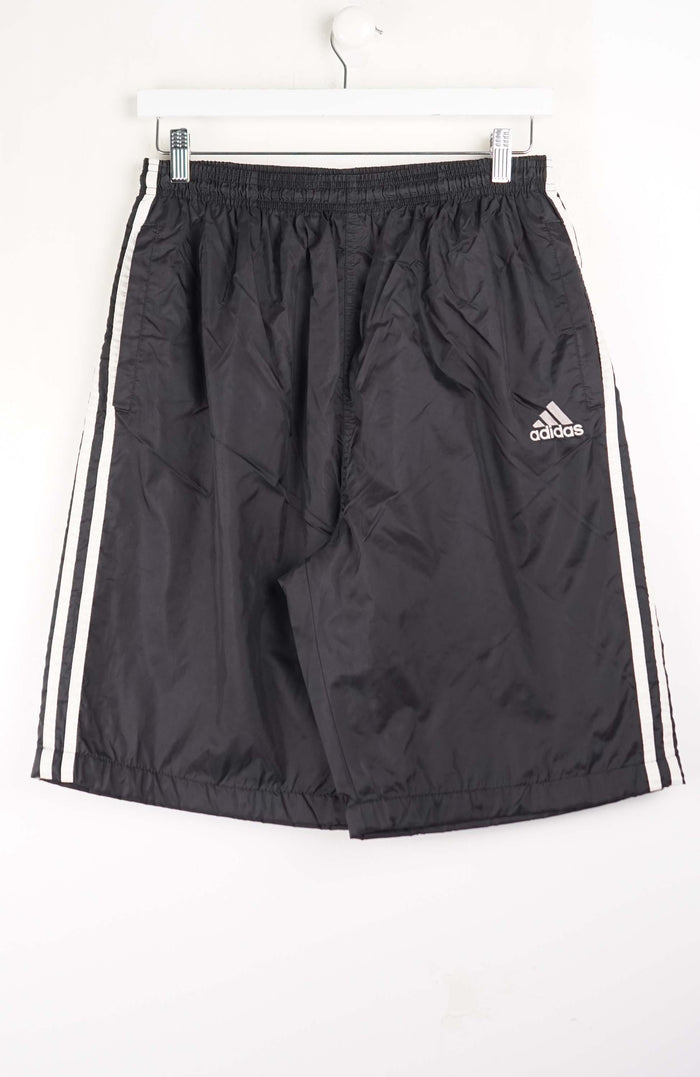 VINTAGE ADIDAS TRACK PANT SHORTS (S)