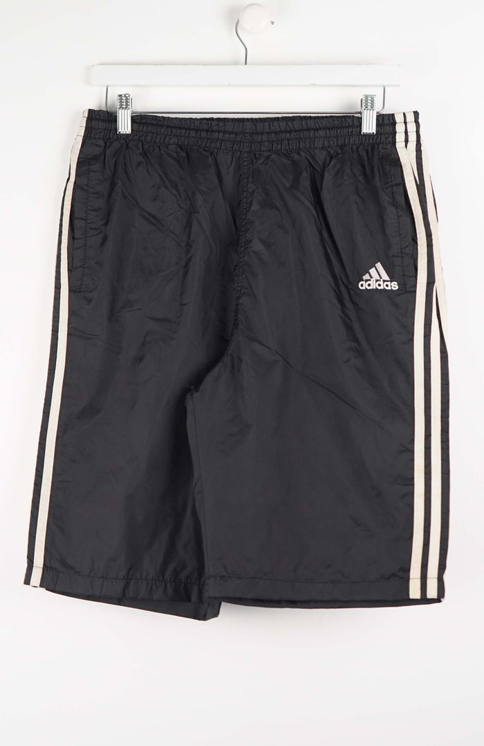 VINTAGE ADIDAS TRACK PANT SHORTS (S)