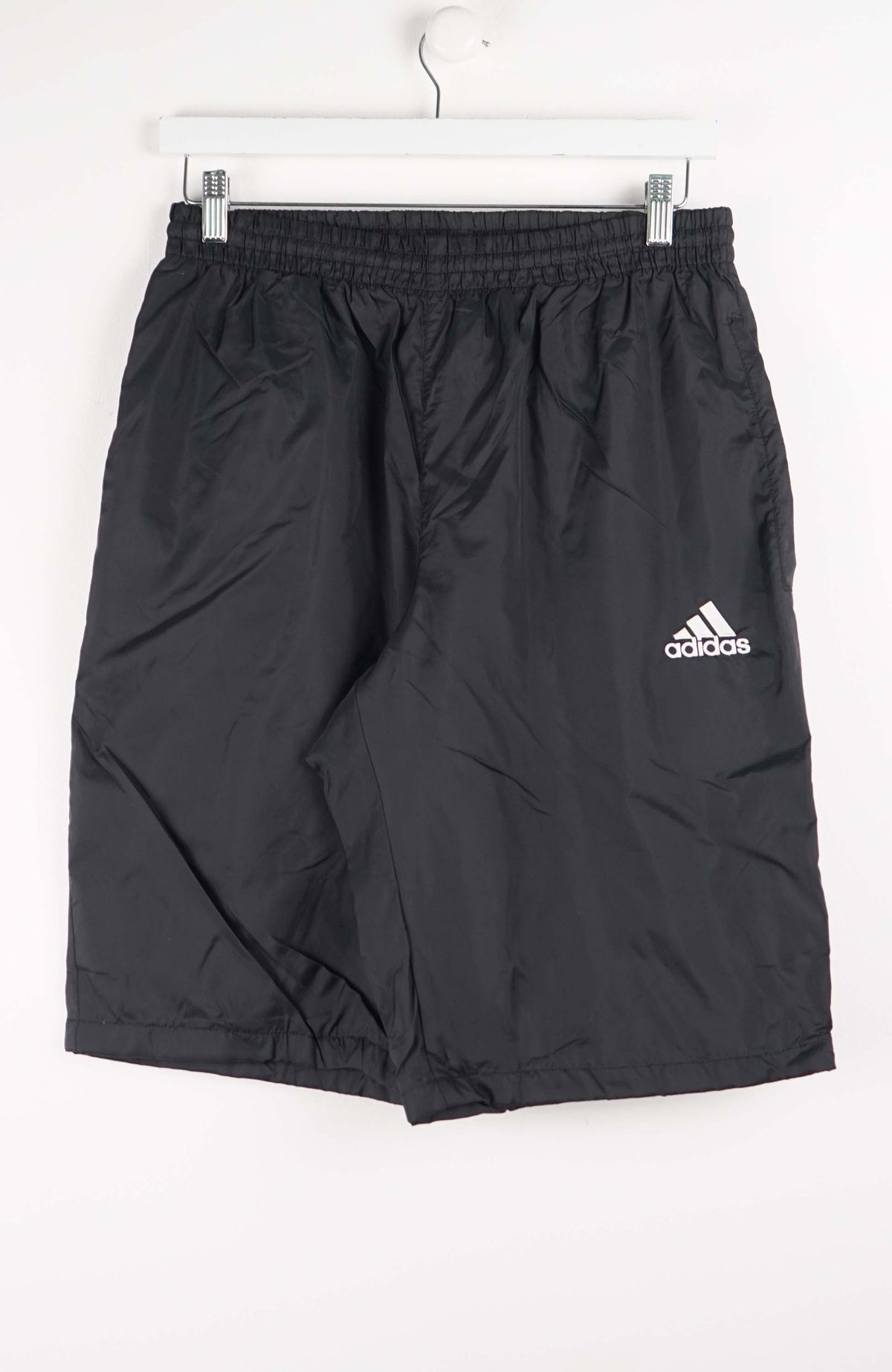 VINTAGE ADIDAS TRACK PANT SHORTS (S)