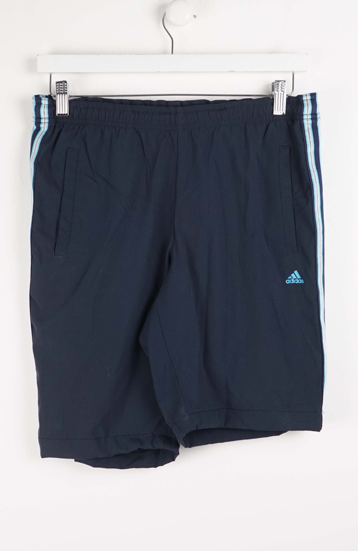 VINTAGE ADIDAS TRACK PANT SHORTS (S)