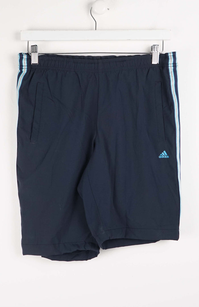 VINTAGE ADIDAS TRACK PANT SHORTS (S)