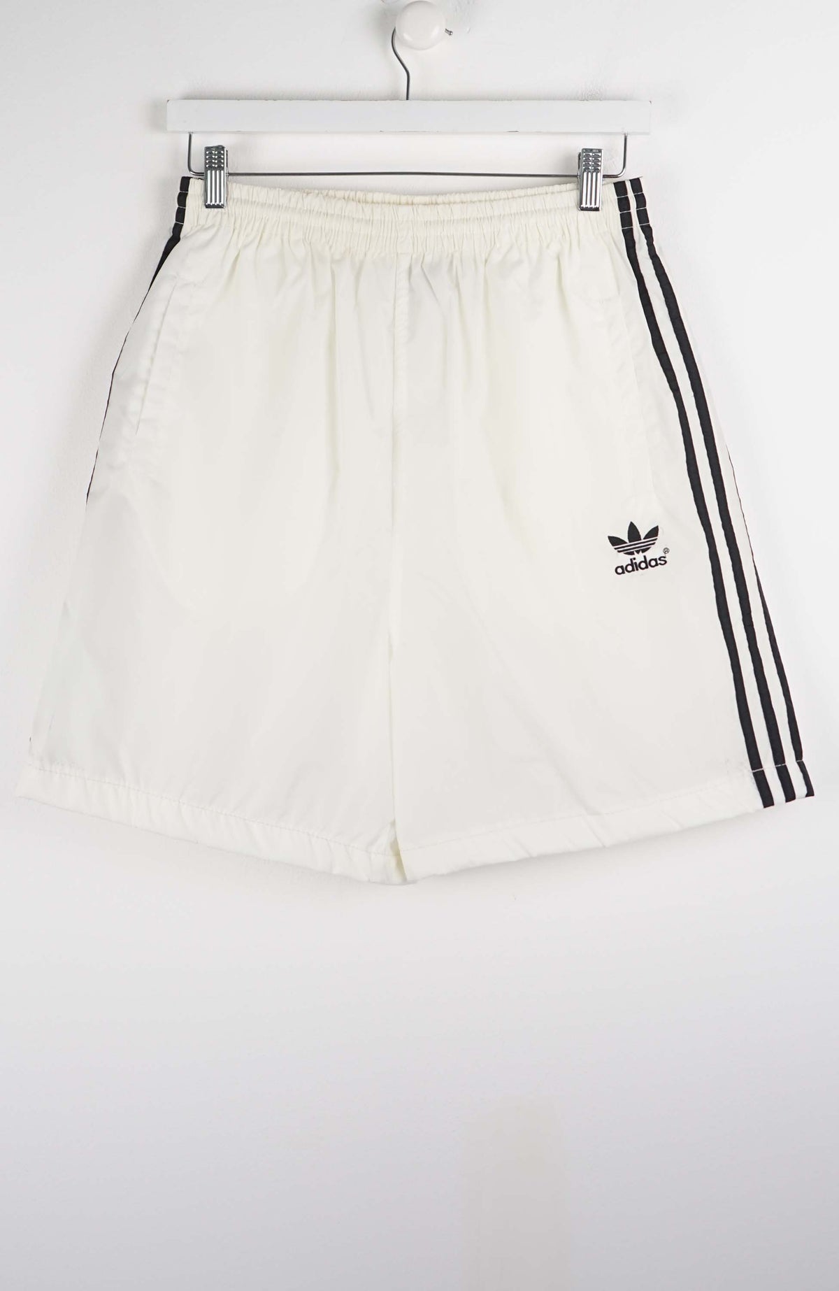 VINTAGE ADIDAS TRACK PANT SHORTS (S)