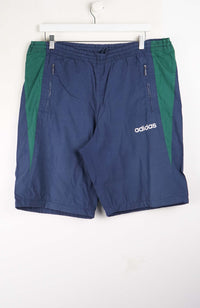 VINTAGE ADIDAS TRACK PANT SHORTS (XL)