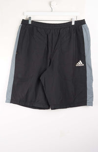 VINTAGE ADIDAS TRACK PANT SHORTS (XL)