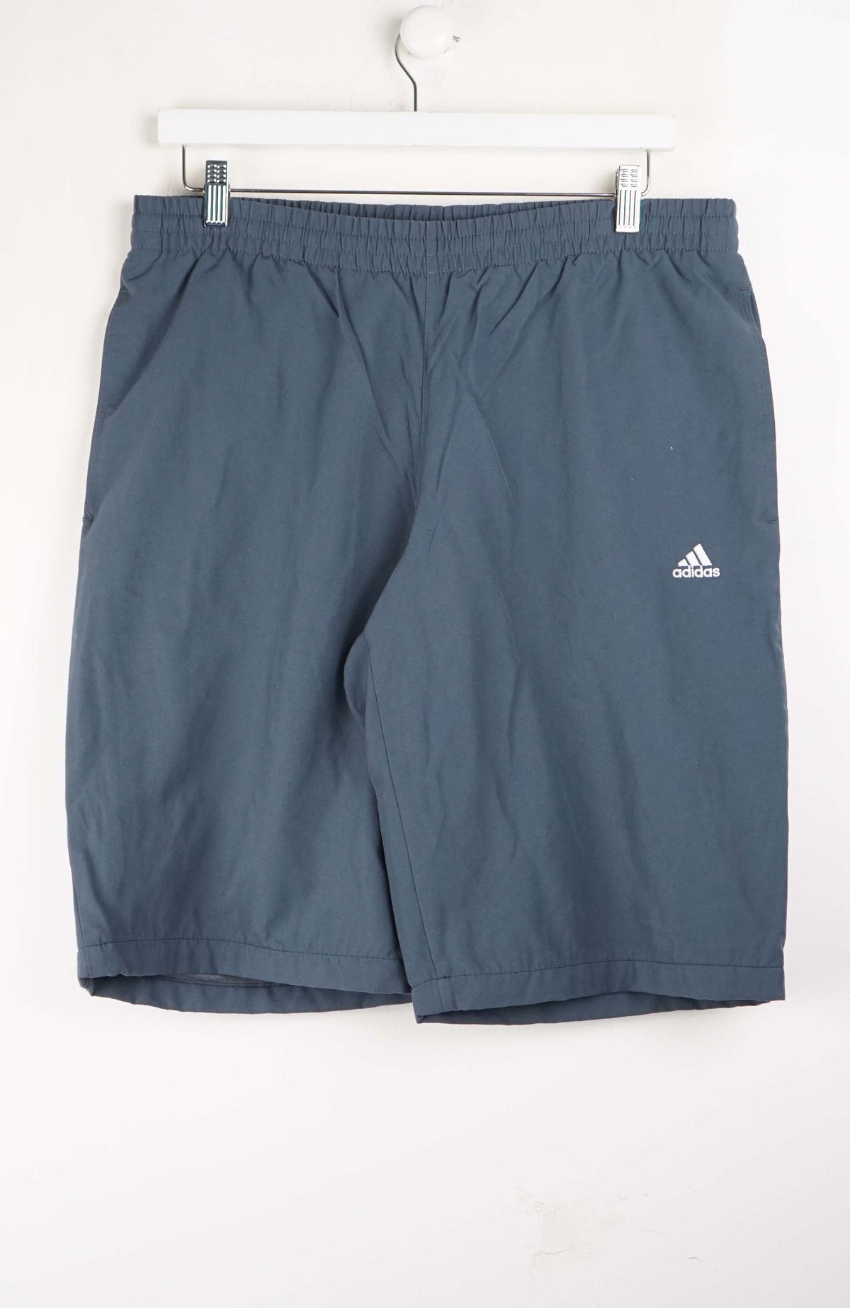 VINTAGE ADIDAS TRACK PANT SHORTS (XL)