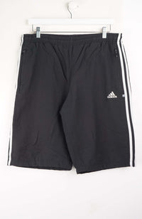 VINTAGE ADIDAS TRACK PANT SHORTS (XL)