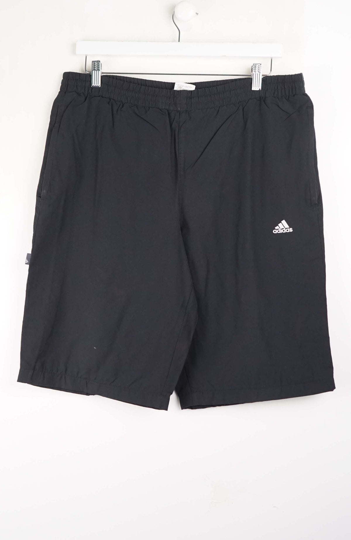 VINTAGE ADIDAS TRACK PANT SHORTS (XL)