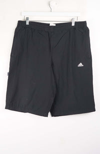 VINTAGE ADIDAS TRACK PANT SHORTS (XL)