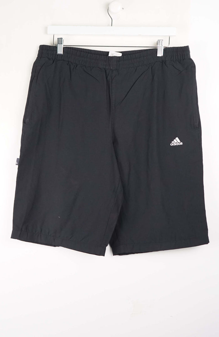 VINTAGE ADIDAS TRACK PANT SHORTS (XL)