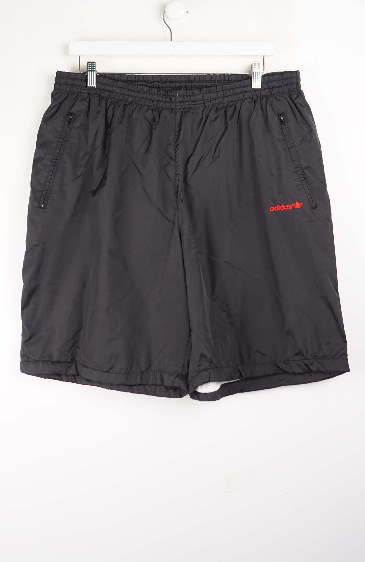 VINTAGE ADIDAS TRACK PANT SHORTS (XL)