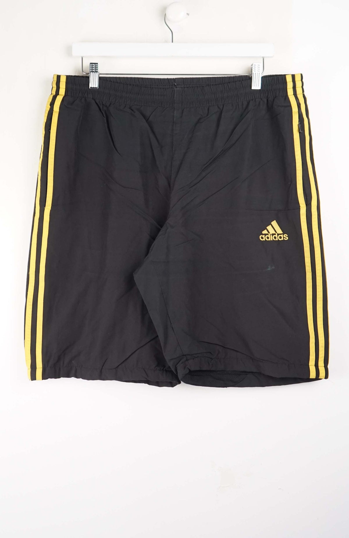 VINTAGE ADIDAS TRACK PANT SHORTS (XL)