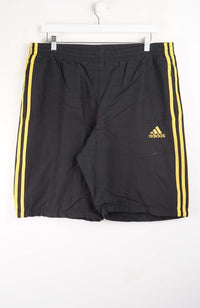 VINTAGE ADIDAS TRACK PANT SHORTS (XL)