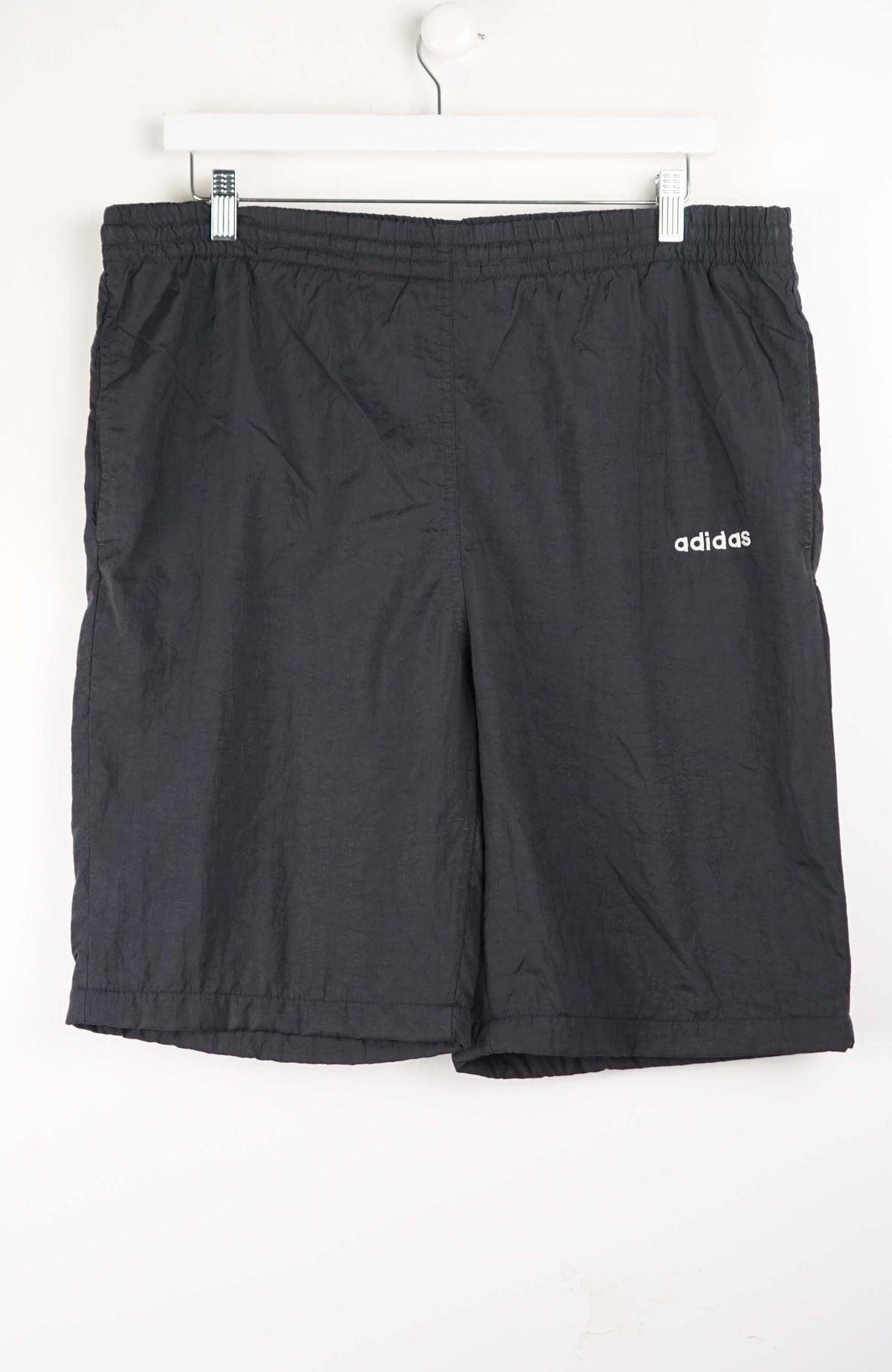 VINTAGE ADIDAS TRACK PANT SHORTS (XL)