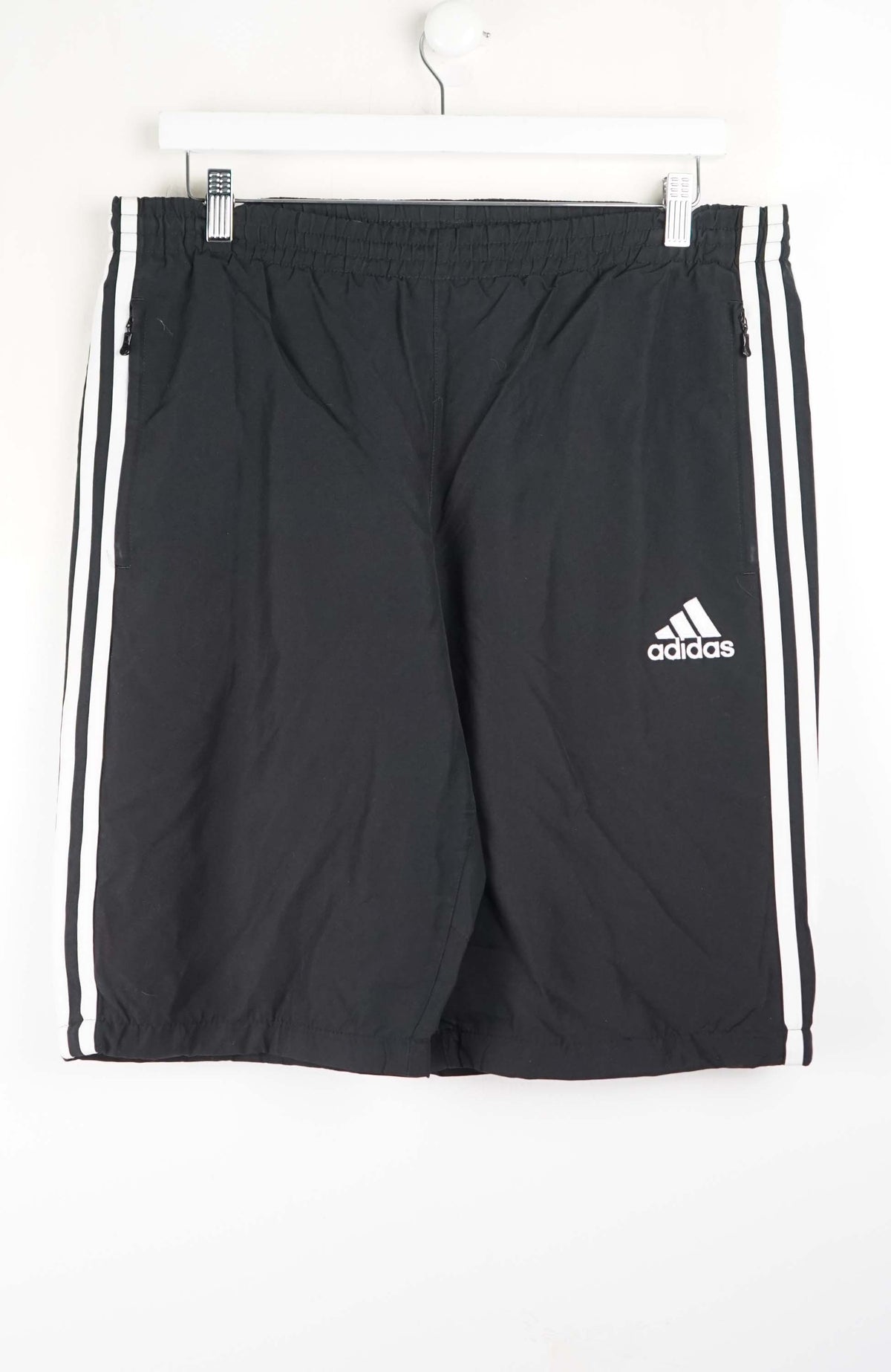 VINTAGE ADIDAS TRACK PANT SHORTS (XL)