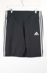 VINTAGE ADIDAS TRACK PANT SHORTS (XL)