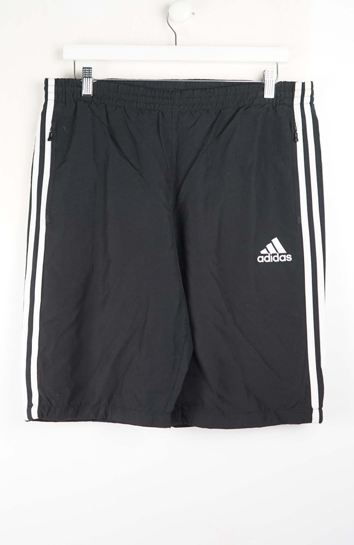 VINTAGE ADIDAS TRACK PANT SHORTS (XL)