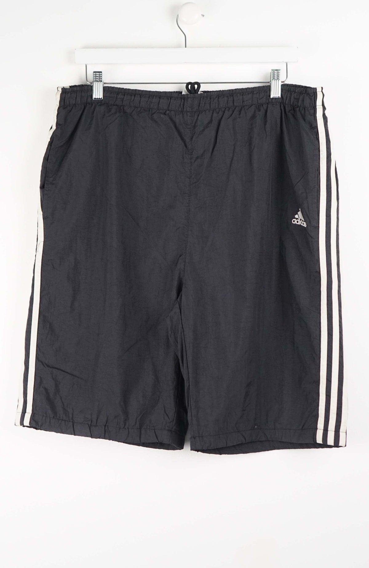VINTAGE ADIDAS TRACK PANT SHORTS (XL)