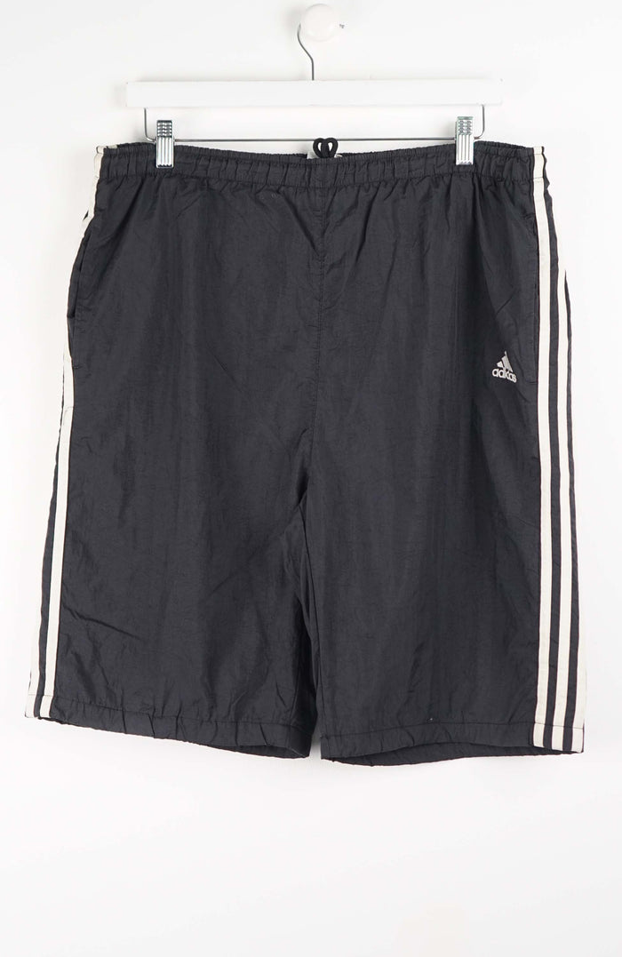 VINTAGE ADIDAS TRACK PANT SHORTS (XL)