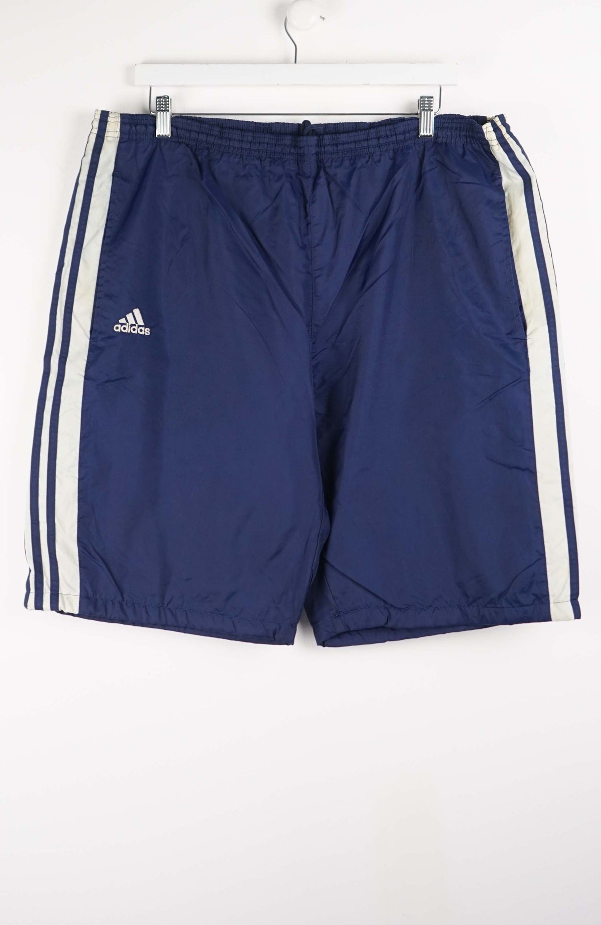 VINTAGE ADIDAS TRACK PANT SHORTS (XL)