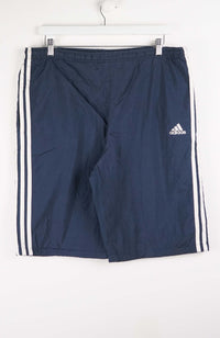 VINTAGE ADIDAS TRACK PANT SHORTS (XL)