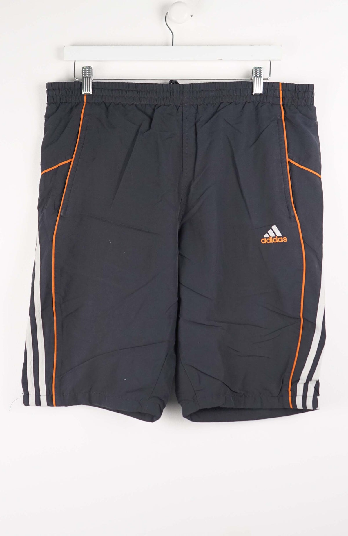 VINTAGE ADIDAS TRACK PANT SHORTS (XL)