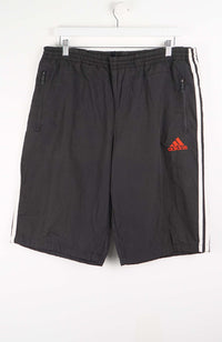 VINTAGE ADIDAS TRACK PANT SHORTS (XL)